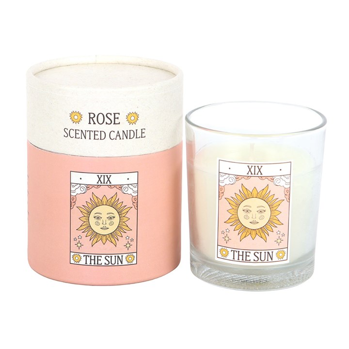 THE SUN VINTAGE TAROT CANDLE