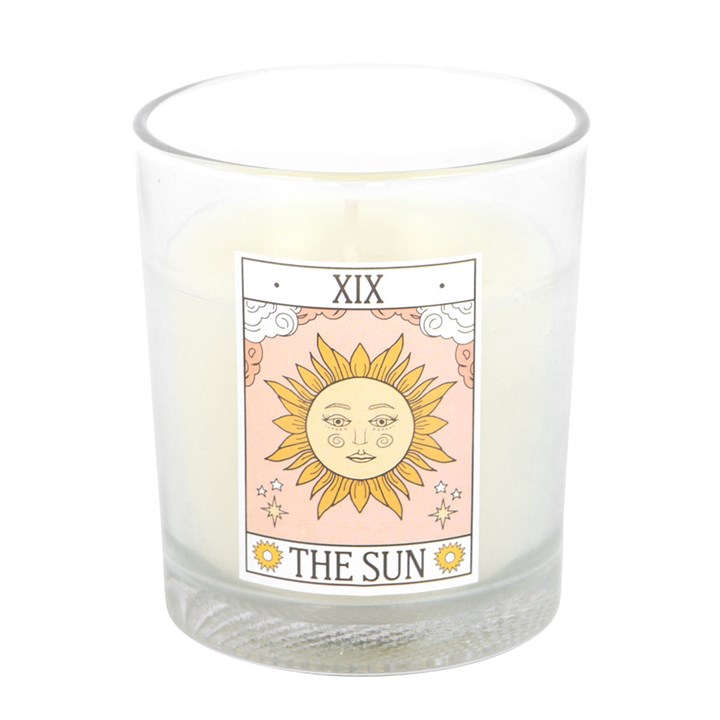 THE SUN VINTAGE TAROT CANDLE