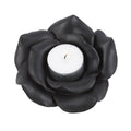 BLACK ROSE TEALIGHT CANDLE HOLDER