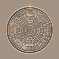 WHEEL OF THE YEAR PLAQUE