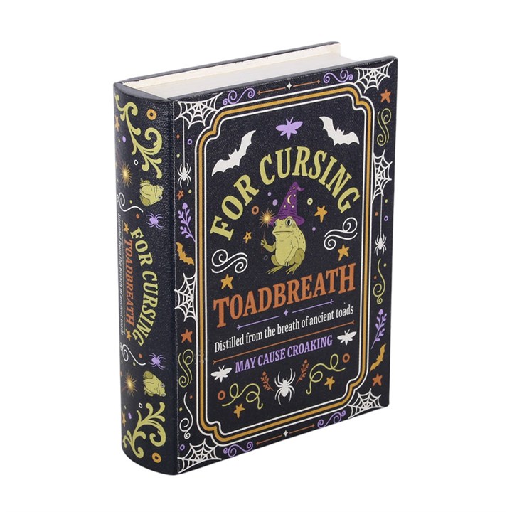 TOADBREATH SPELL BOOK SHAPED STORAGE BOX