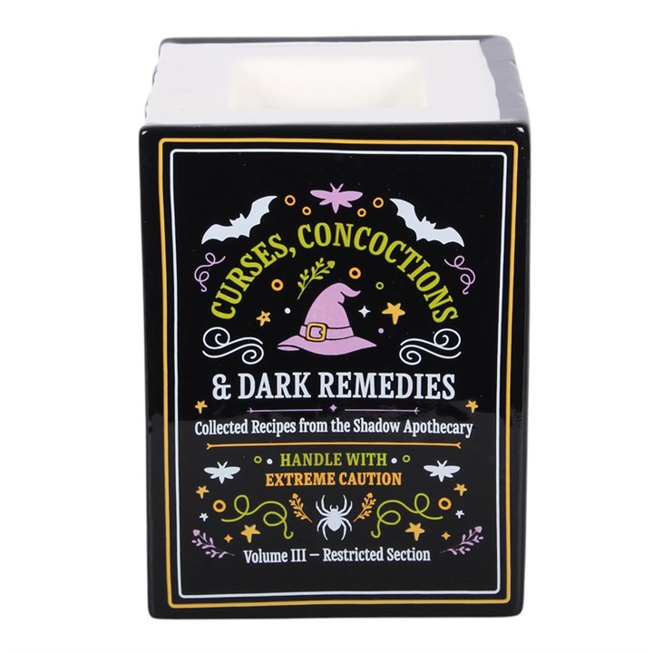 WITCH'S APOTHECARY BOOKS OIL BURNER + WAX WARMER