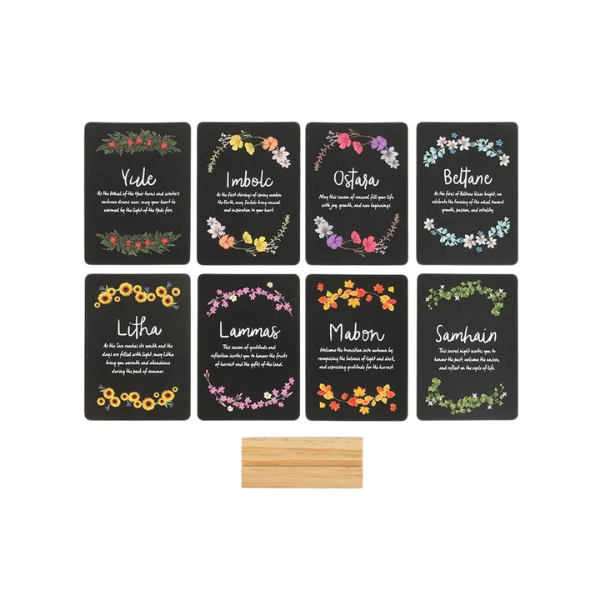 WHEEL OF THE YEAR ALTAR CARD SET
