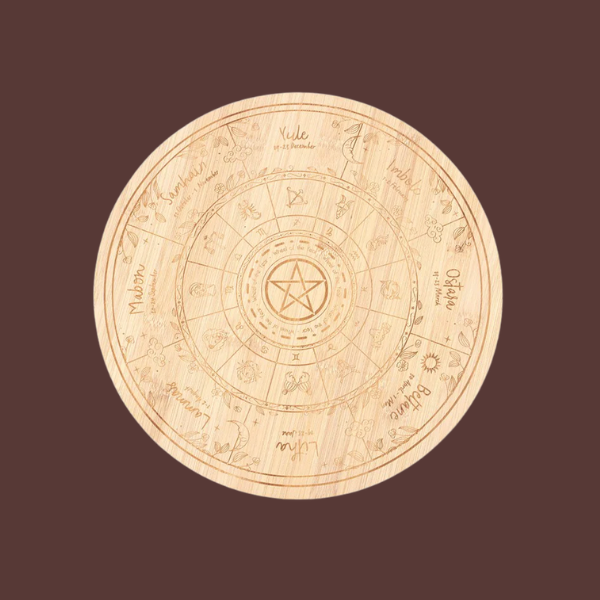 WHEEL OF THE YEAR SERVING BOARD