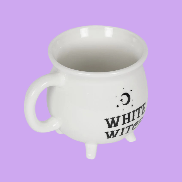 WHITE WITCH CAULDRON MUG