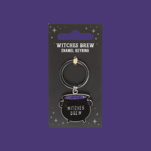 WITCHES BREW CAULDRON KEYRING