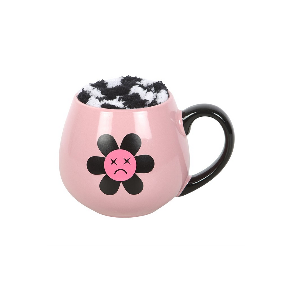 SAD FLOWER MUG + SOCKS GIFT SET