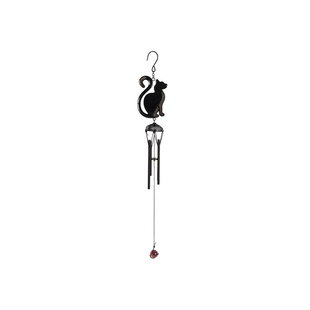 BLACK CAT WINDCHIME