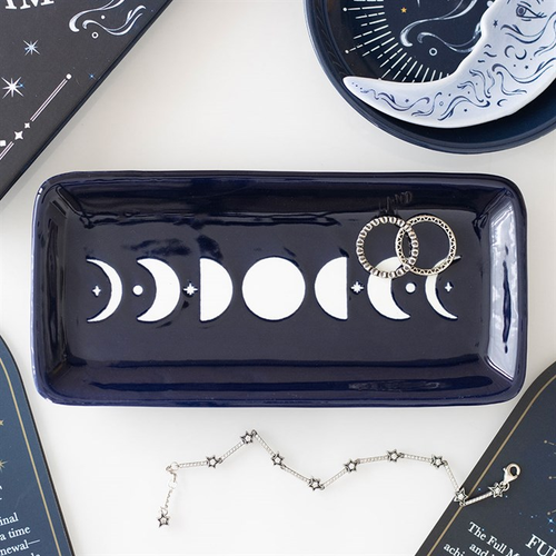 BLUE MOON PHASE TRINKET DISH