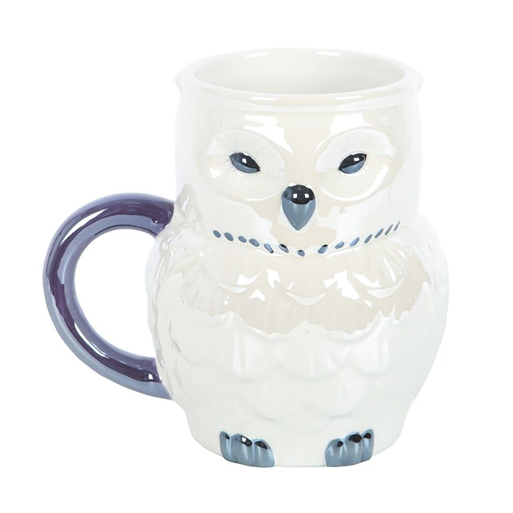 IRIDESCENT OWL MUG