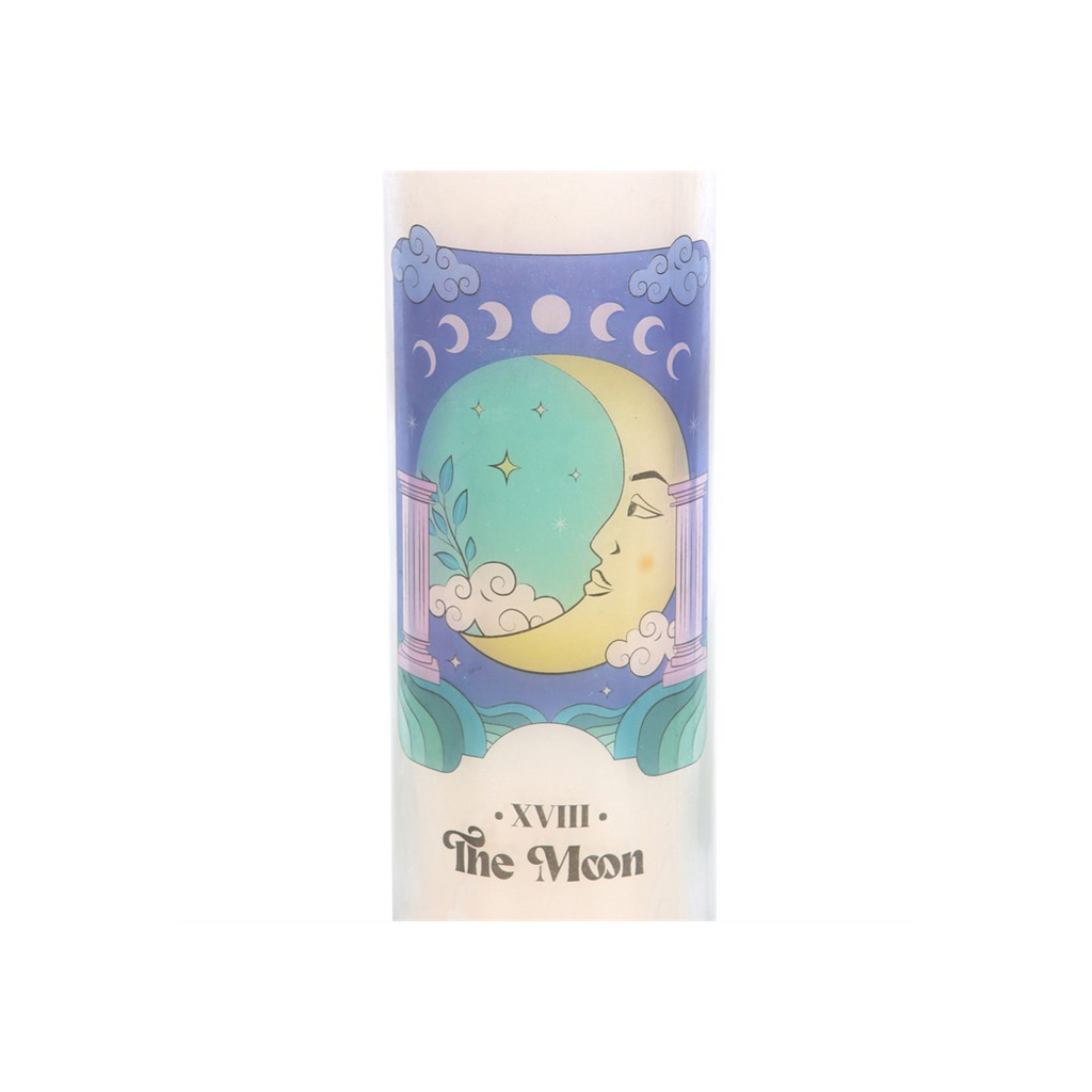 THE MOON TAROT TUBE CANDLE