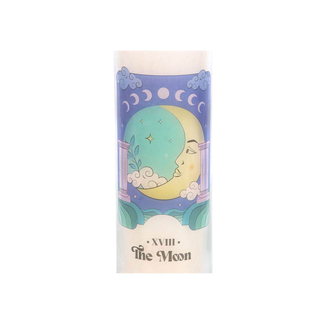 THE MOON TAROT TUBE CANDLE