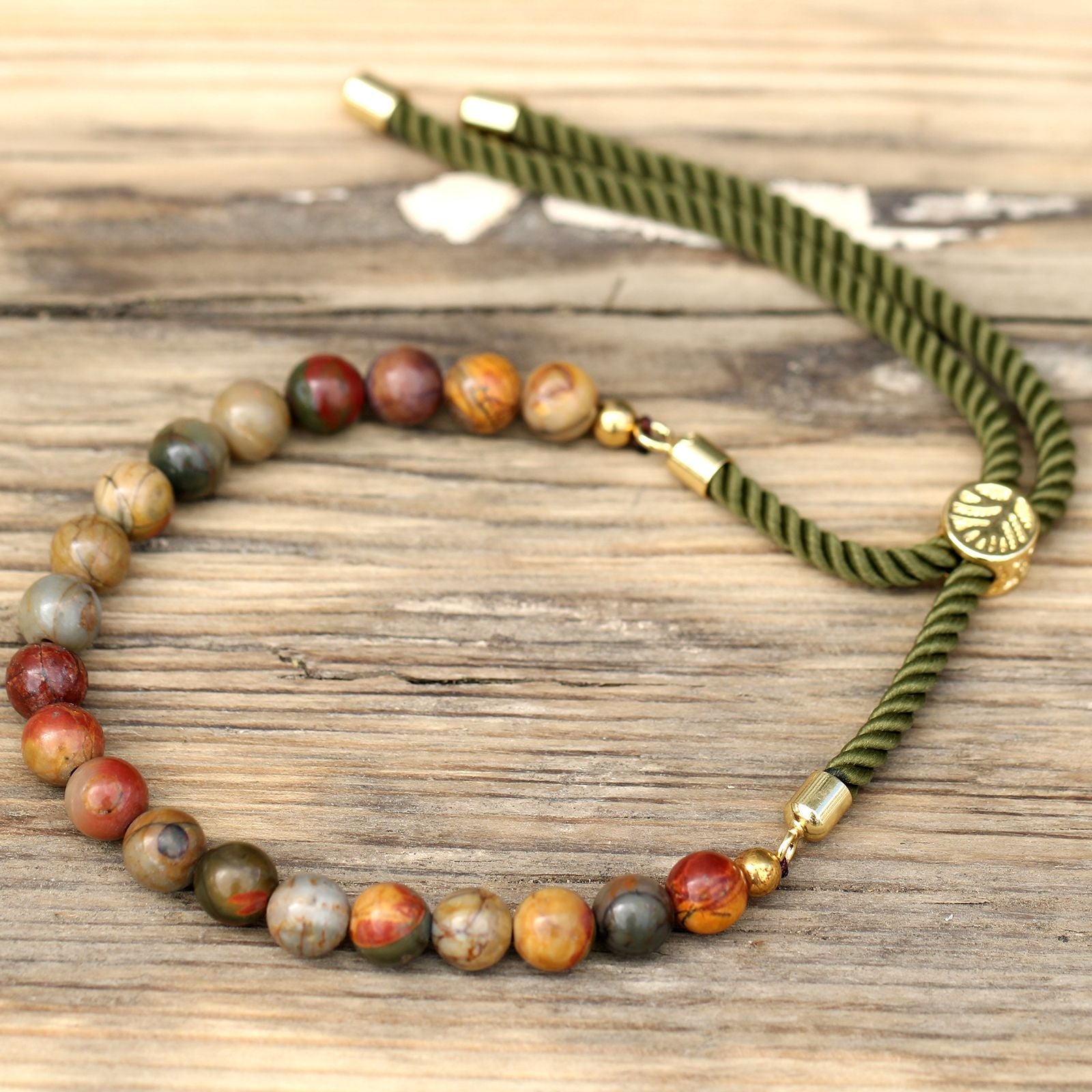 PICASSO JASPER ADJUSTABLE BRACELET