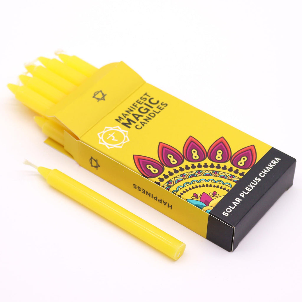 SOLAR PLEXUS CHAKRA MANIFEST MAGIC CANDLE SET