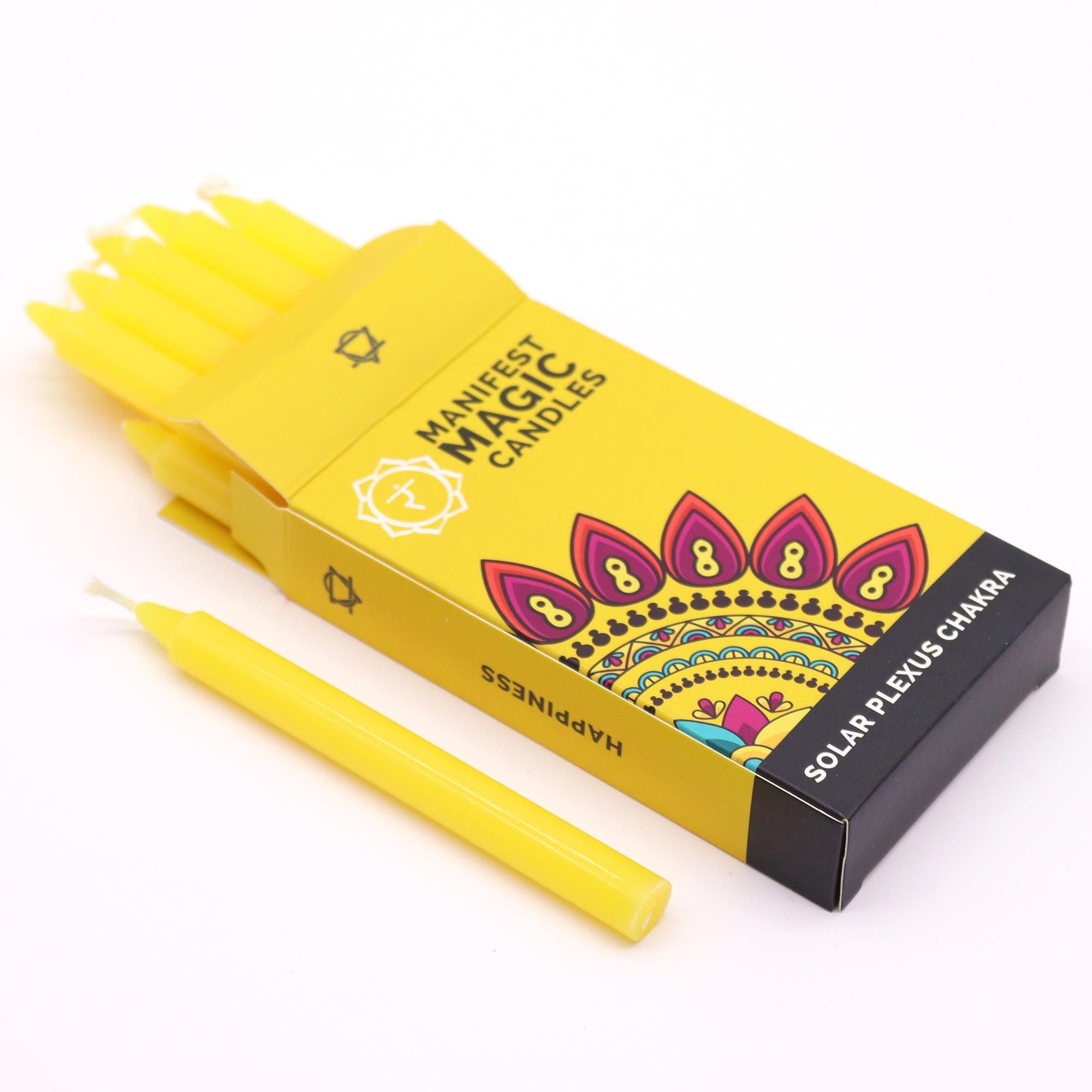 SOLAR PLEXUS CHAKRA MANIFEST MAGIC CANDLE SET