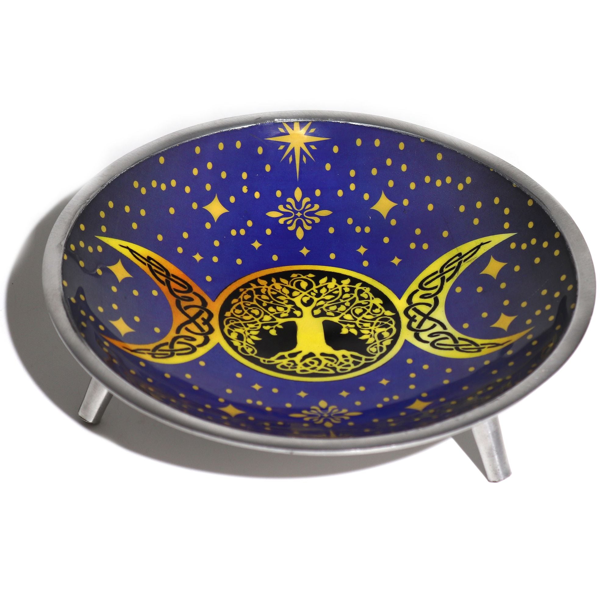 TRIPLE MOON TREE OF LIFE OFFERING PLATE