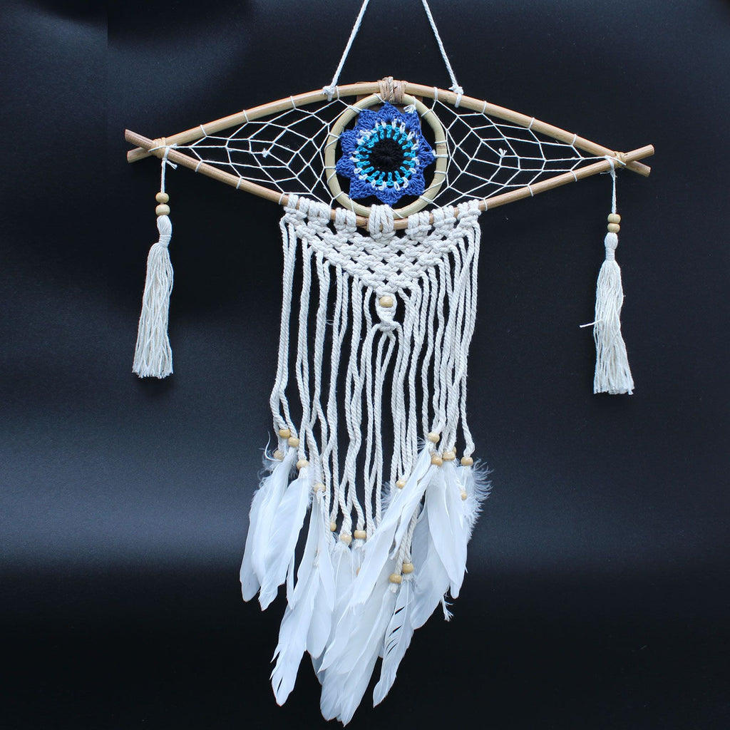 PROTECTION EVIL EYE FLOWER DREAMCATCHER