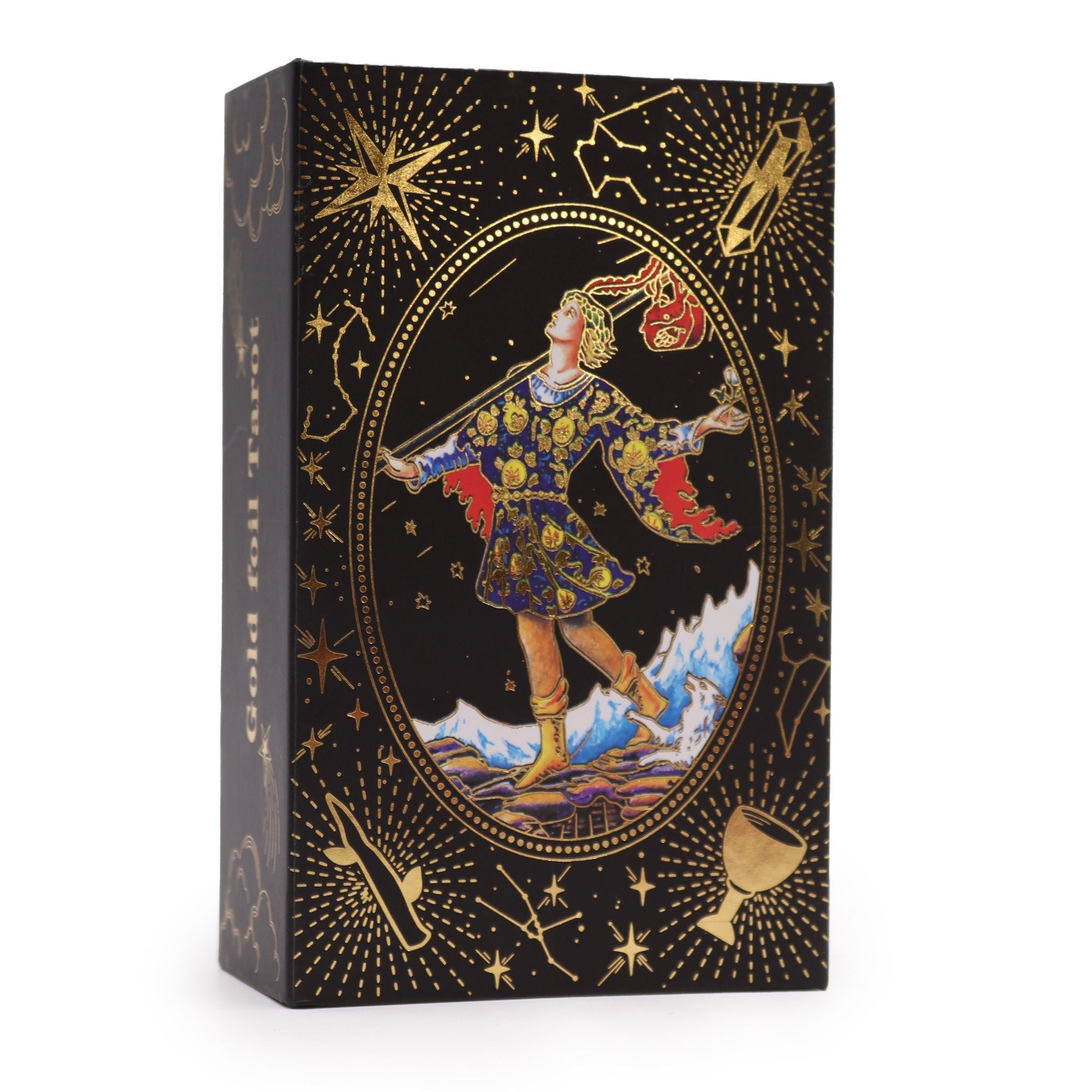 LET THE MAGIC BEGIN GOLD FOIL TAROT GIFT SET
