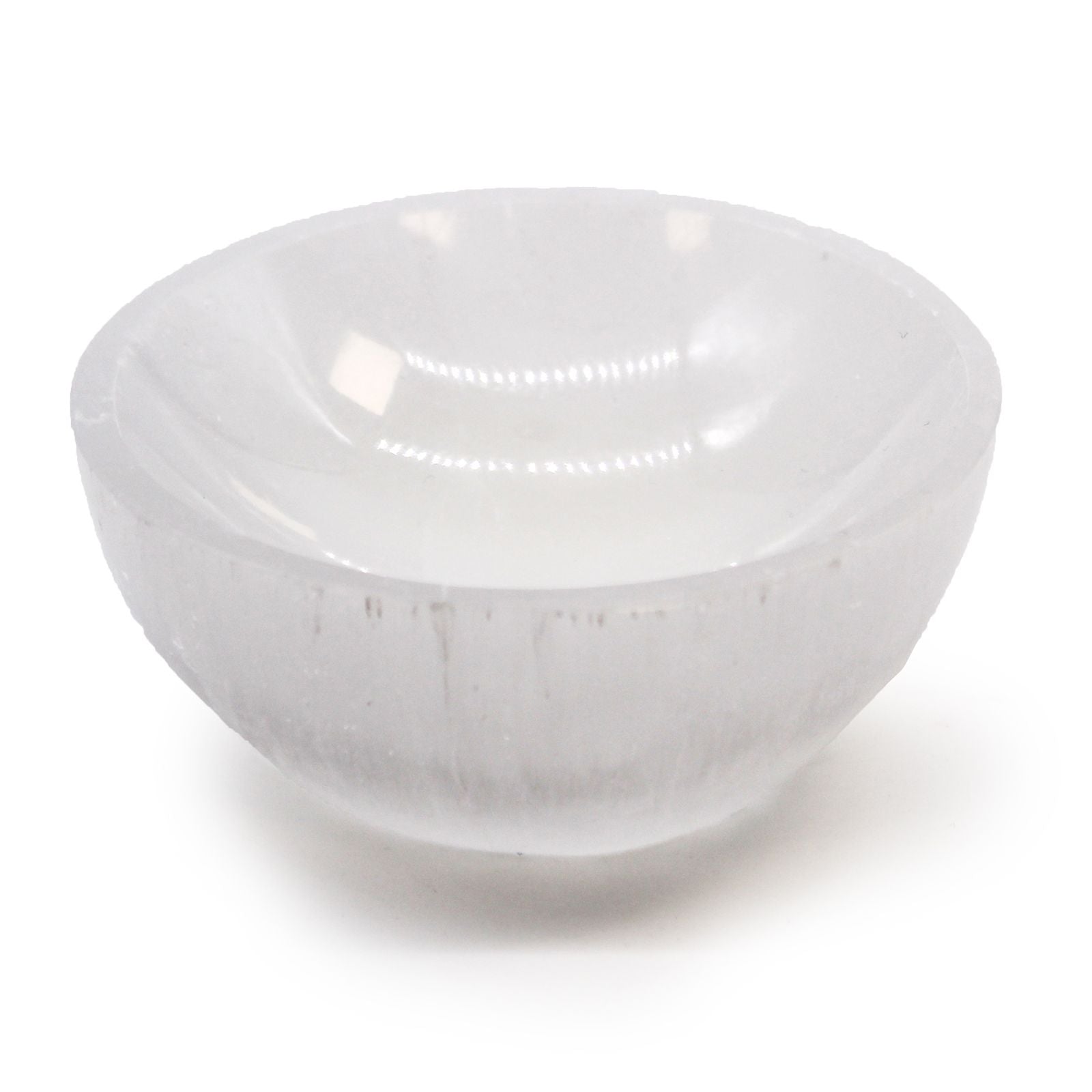SELENITE ROUND BOWL (8CM)