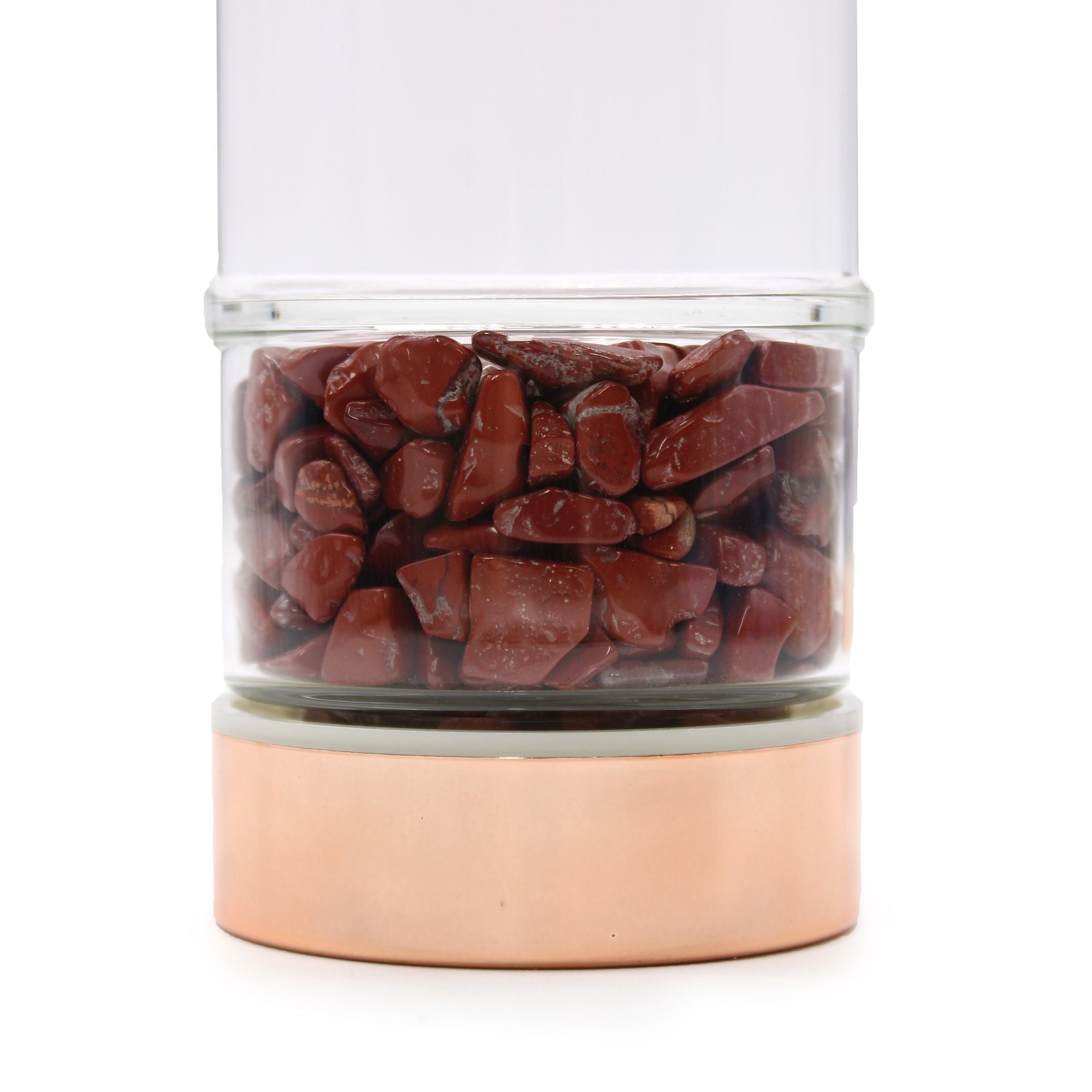 RED JASPER CRYSTAL TEA INFUSER BOTTLE