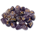 AMETHYST RUNE STONE SET IN POUCH