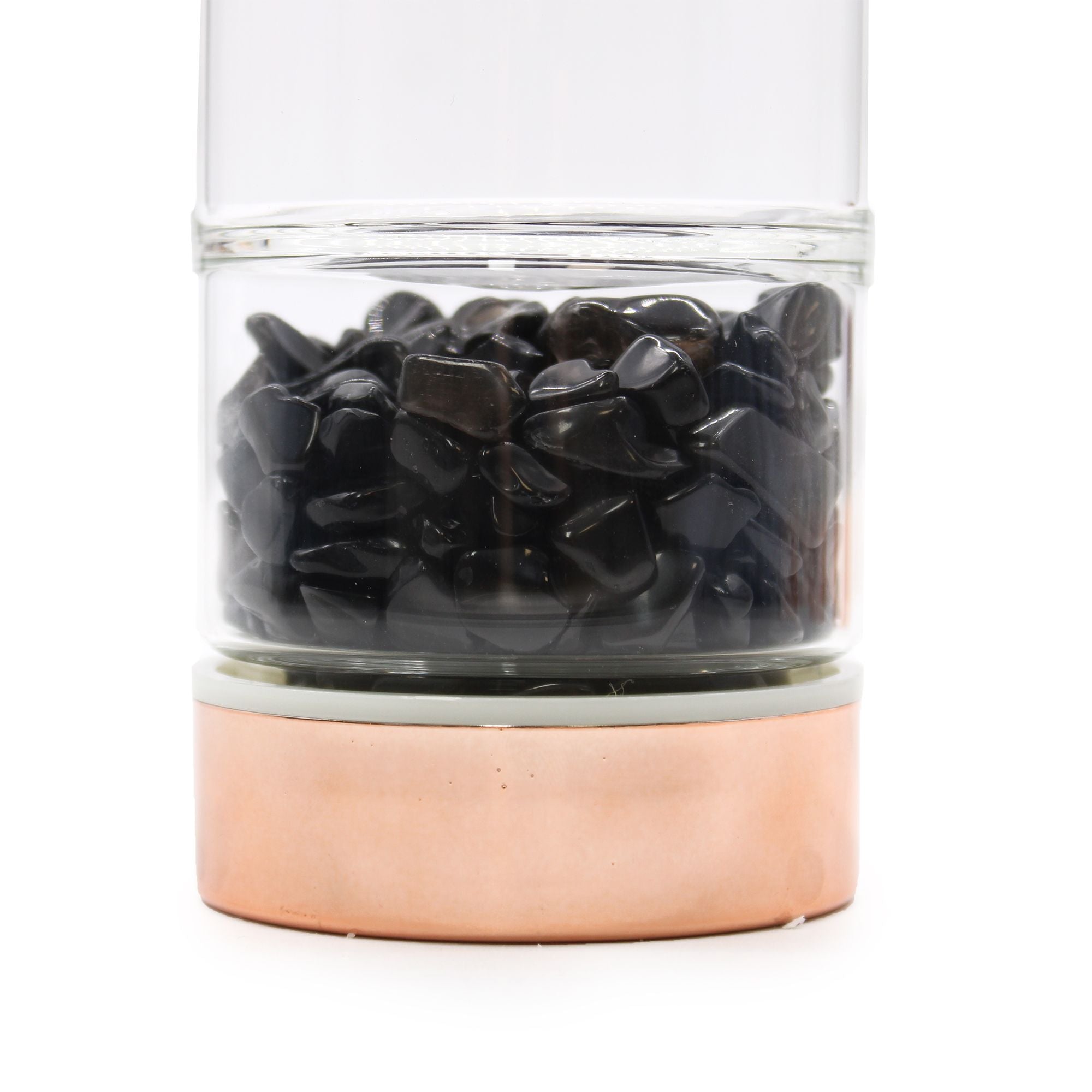 ONYX CRYSTAL TEA INFUSER BOTTLE