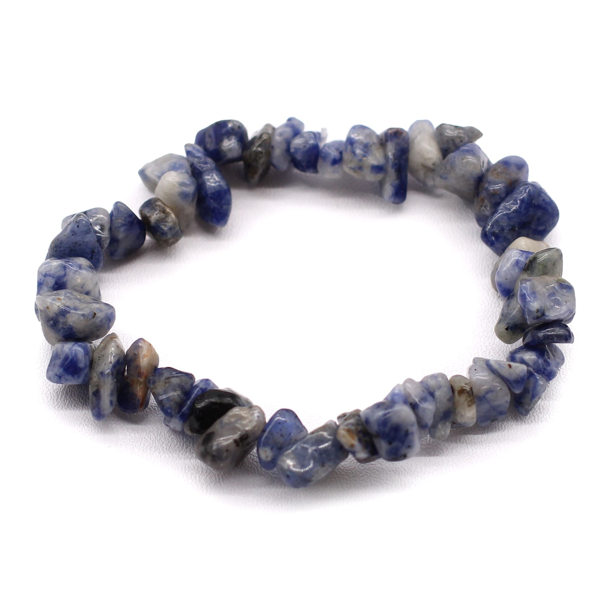 SODALITE CHIPSTONE MANIFESTATION BRACELET