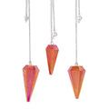 PEACH AURORA CRYSTAL PENDULUM