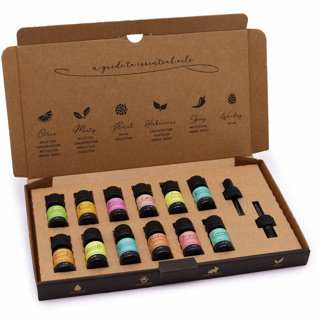 SUMMER AROMATHERAPY ESSENTIAL OIL GIFT SET
