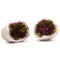 PINK + GOLD CALCITE GEODE