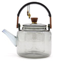 CHARCOAL GLASS TEAPOT + STEAMER SYSTEM