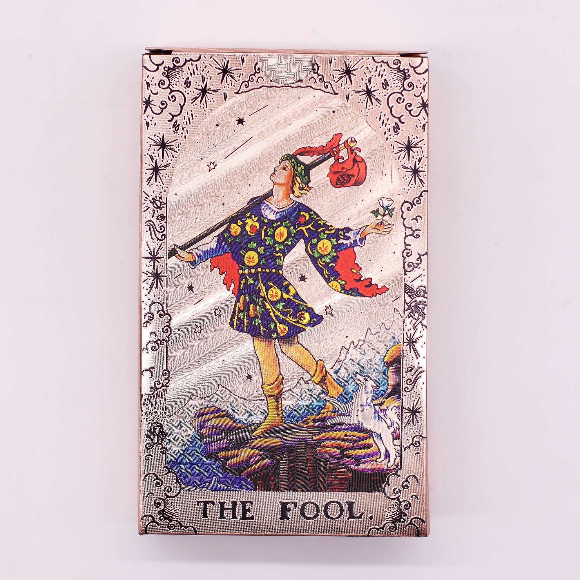 ROSE GOLD FOIL MOON PHASE TAROT DECK