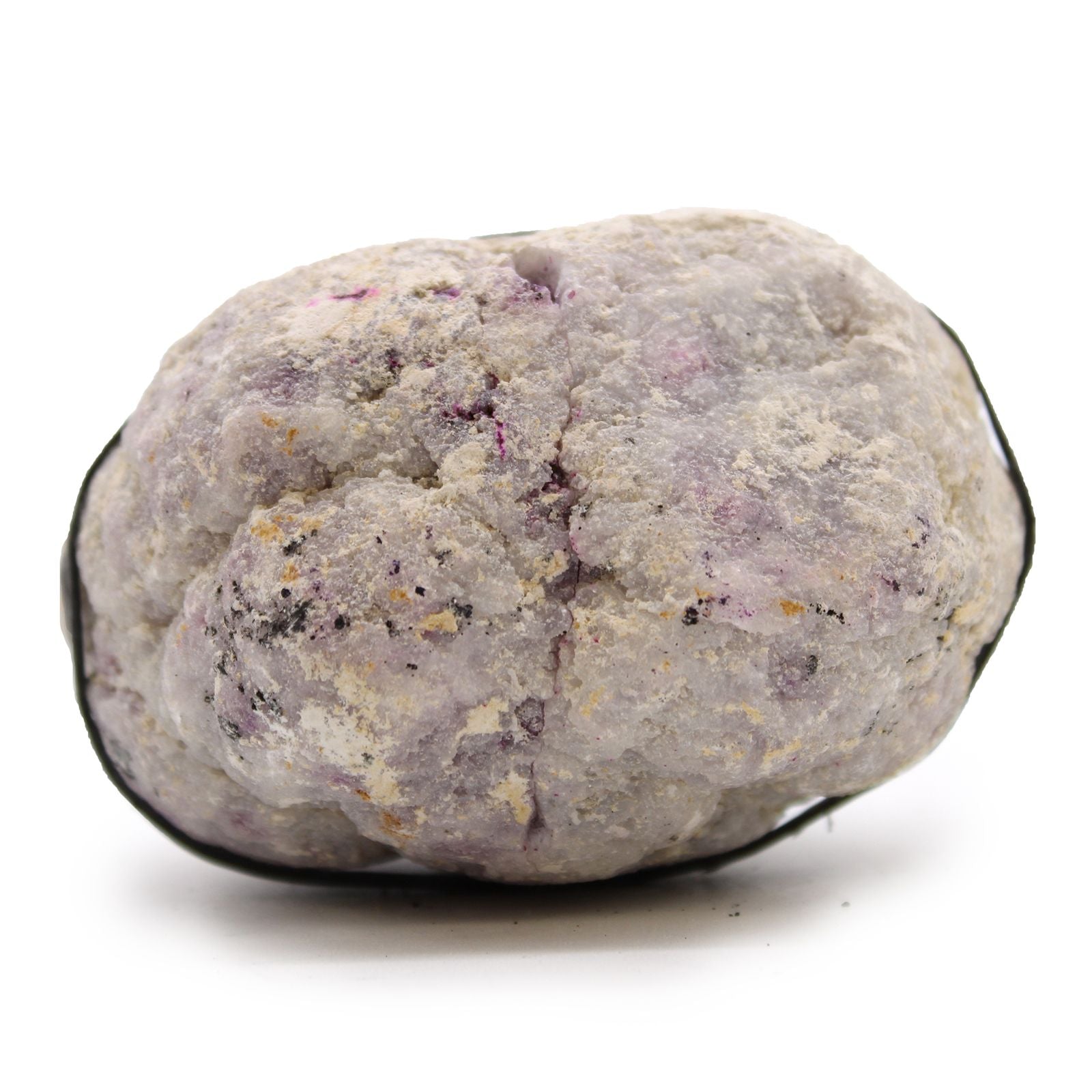 PINK + GOLD CALCITE GEODE
