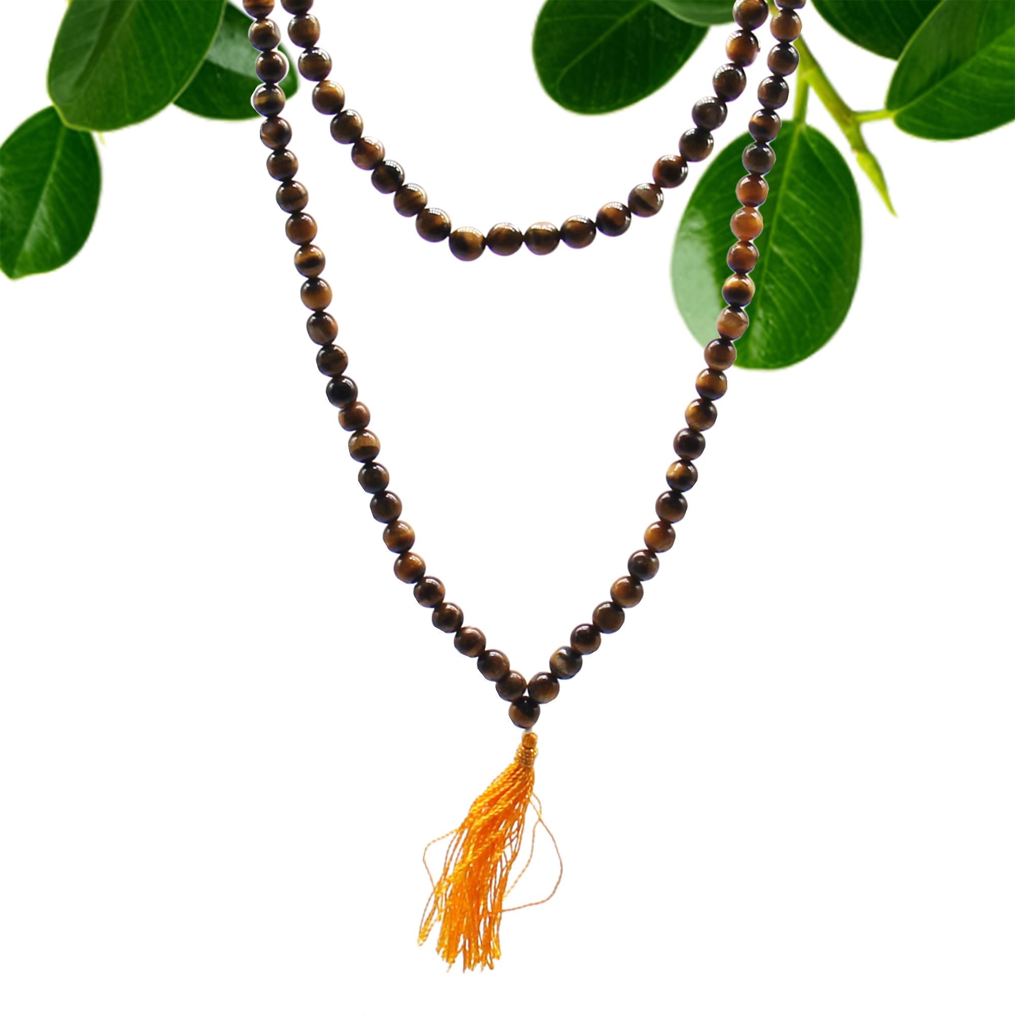 TIGERS EYE MALA BEADS