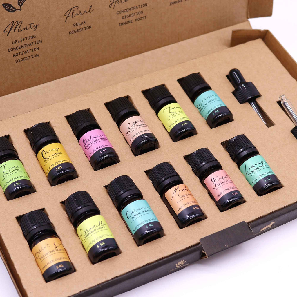 SUMMER AROMATHERAPY ESSENTIAL OIL GIFT SET
