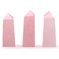 ROSE QUARTZ GEMSTONE OBELISK POINT (3–5CM)