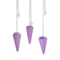 PURPLE AURORA CRYSTAL PENDULUM