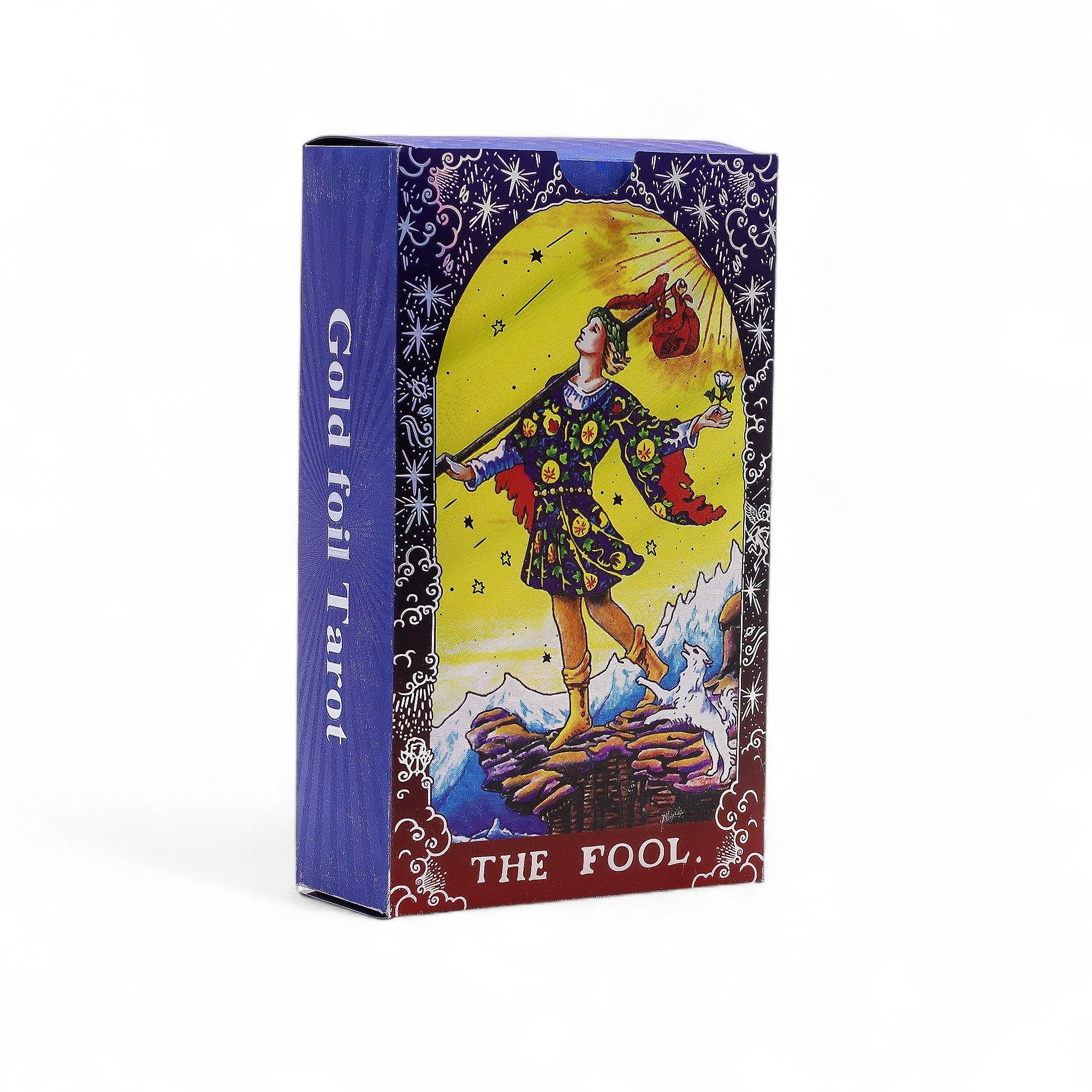BLUE FOIL TAROT DECK