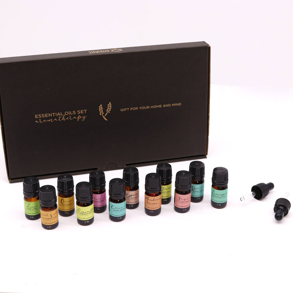 SUMMER AROMATHERAPY ESSENTIAL OIL GIFT SET