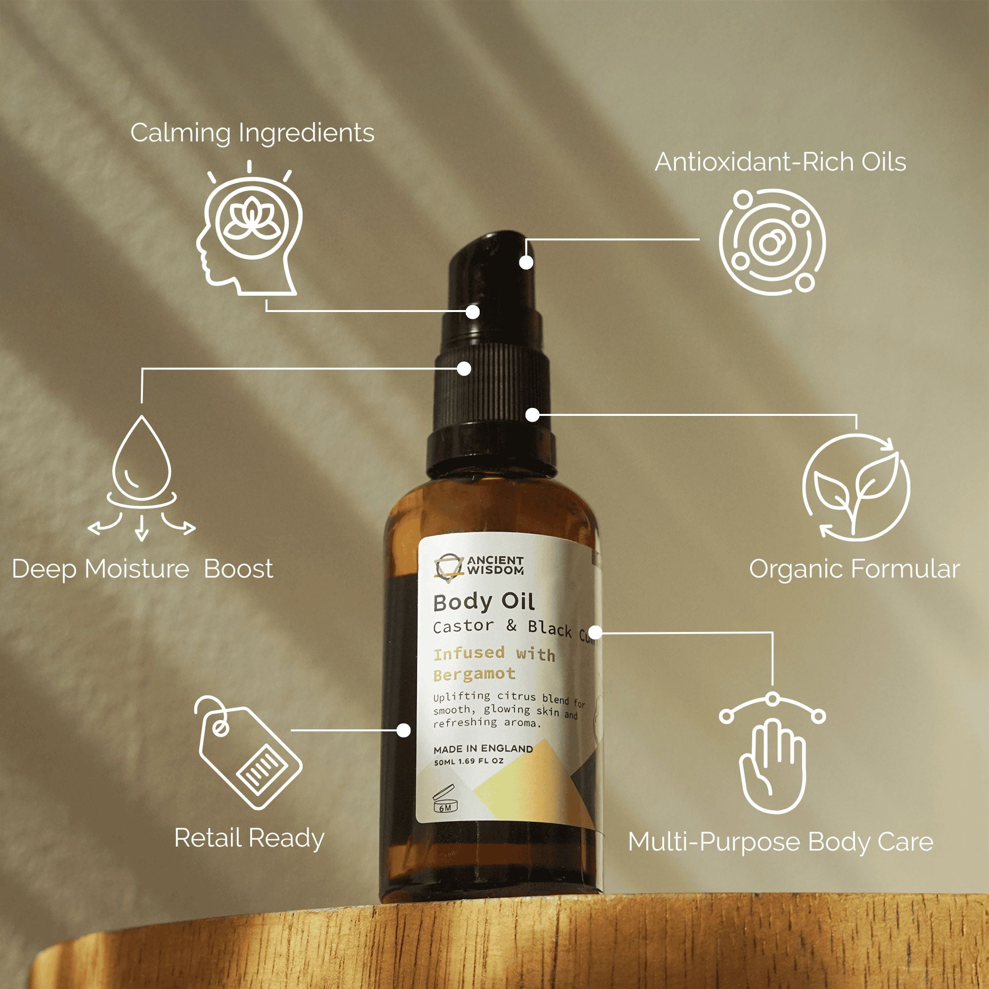 BERGAMOT ORGANIC BODY OIL