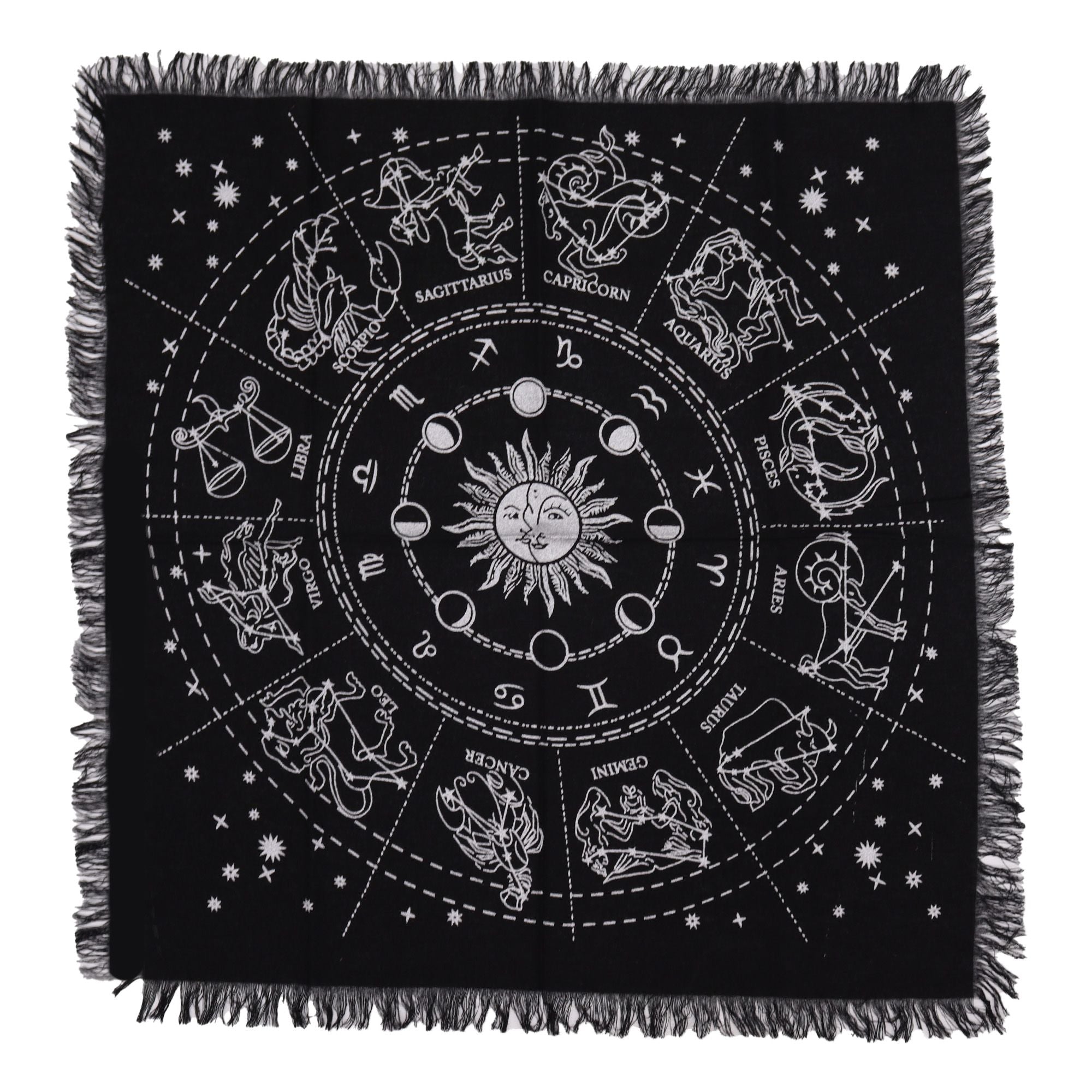 ZODIAC WHEEL ALTAR CLOTH