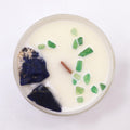 THROAT CHAKRA CRYSTAL CANDLE
