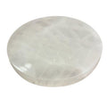 PLAIN SELENITE CIRCLE CHARGING PLATE (10CM)