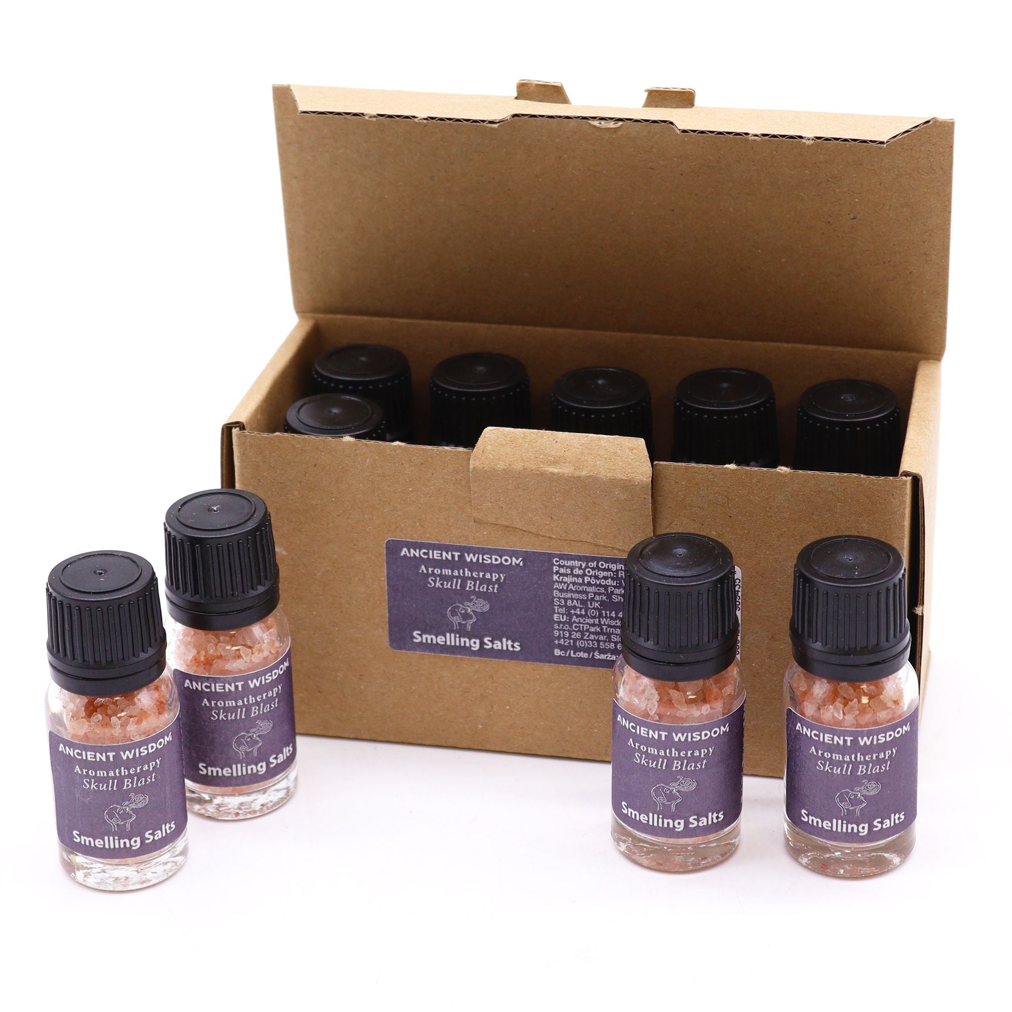 SKULL BLAST AROMATHERAPY SMELLING SALTS