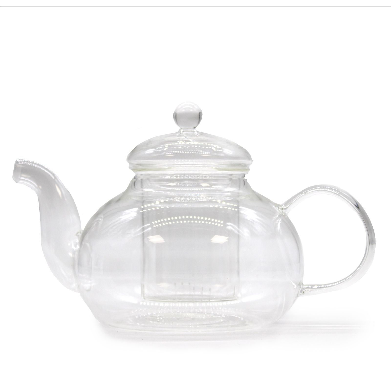 ROUND PEARL GLASS TEAPOT