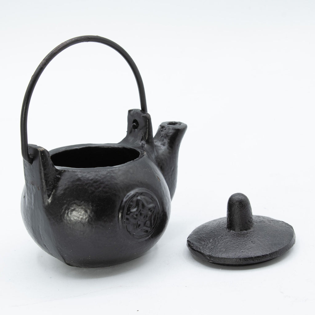 SMALL CAST IRON PENTAGRAM RITUAL POT