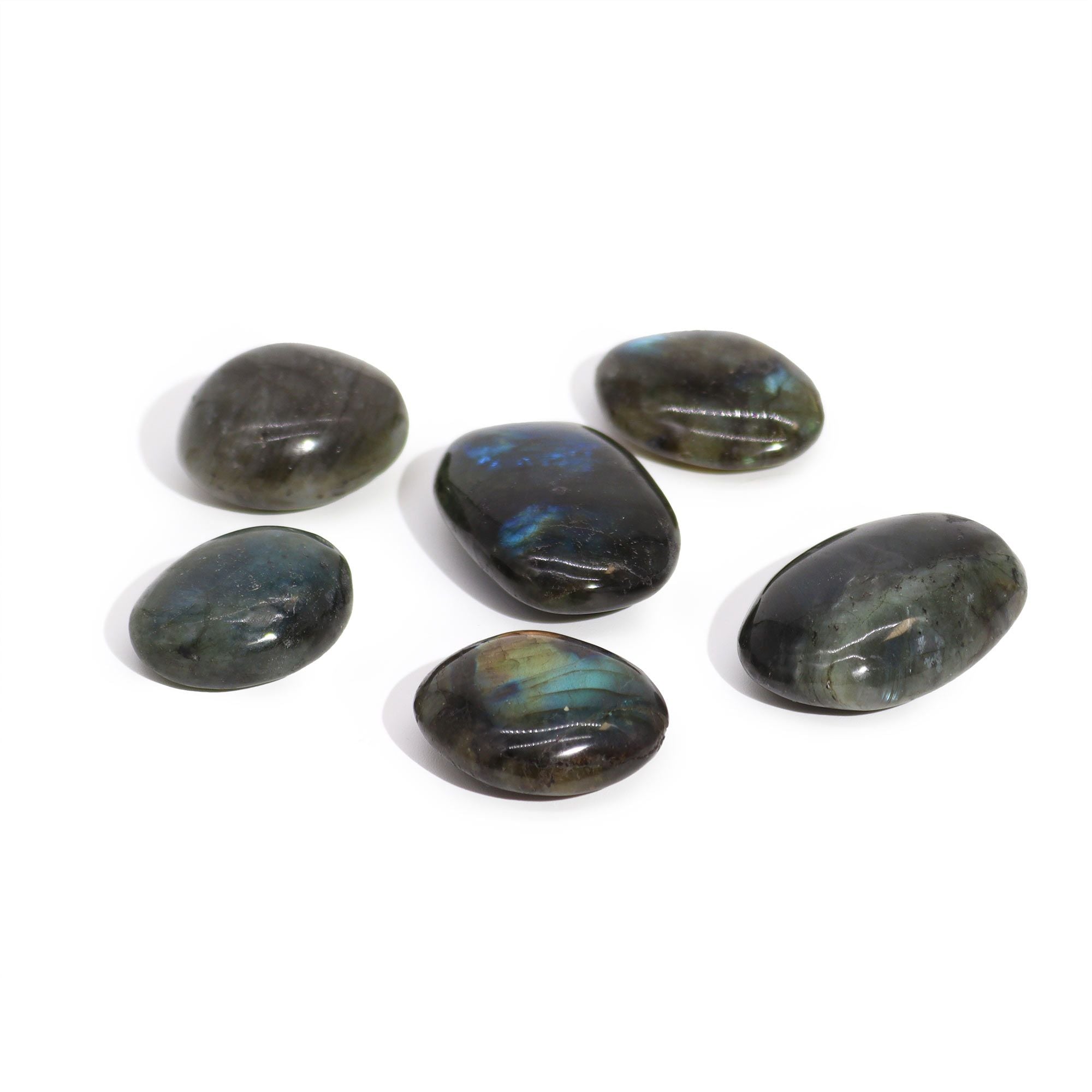 LABRADORITE PALM STONE (25–30G)