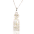 OPALITE CRYSTAL BOTTLE PENDANT NECKLACE