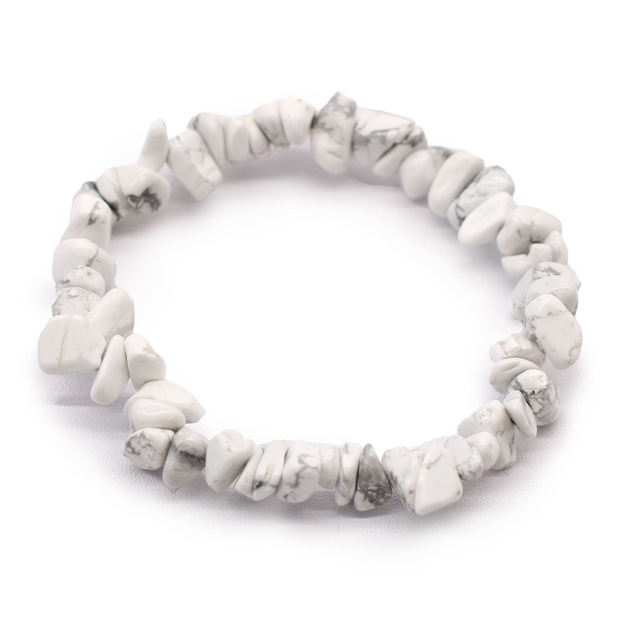 WHITE JASPER CHIPSTONE MANIFESTATION BRACELET