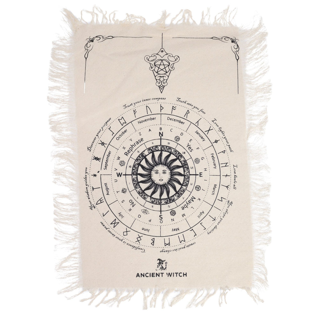 SUN FACE PENDULUM DIVINATION CLOTH
